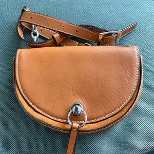 Genuine leather belt bag